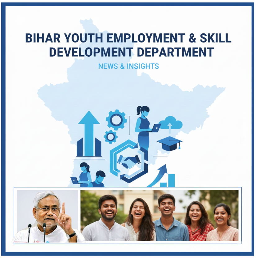 Bihar Youth, Employment and Skill Development Department 2025 – युवाओं के लिए नई योजनाएँ, कौशल विकास मिशन और रोजगार के अवसर